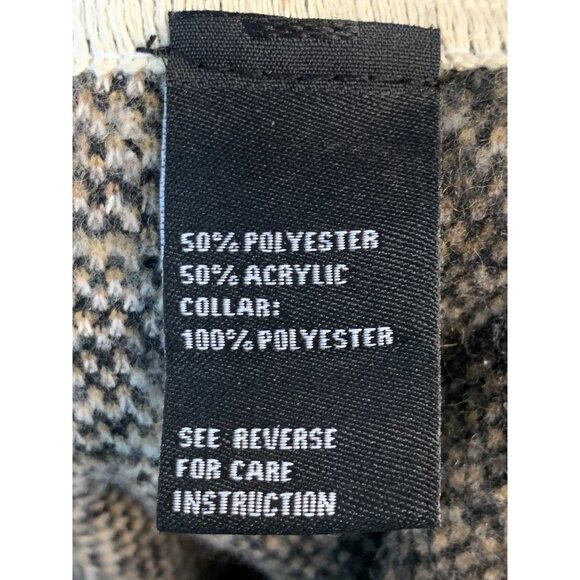 Womens Cliche Plaid Faux Fur Trim Blanket Poncho Tweed S/M RR10731 EUC - Picture 12 of 12